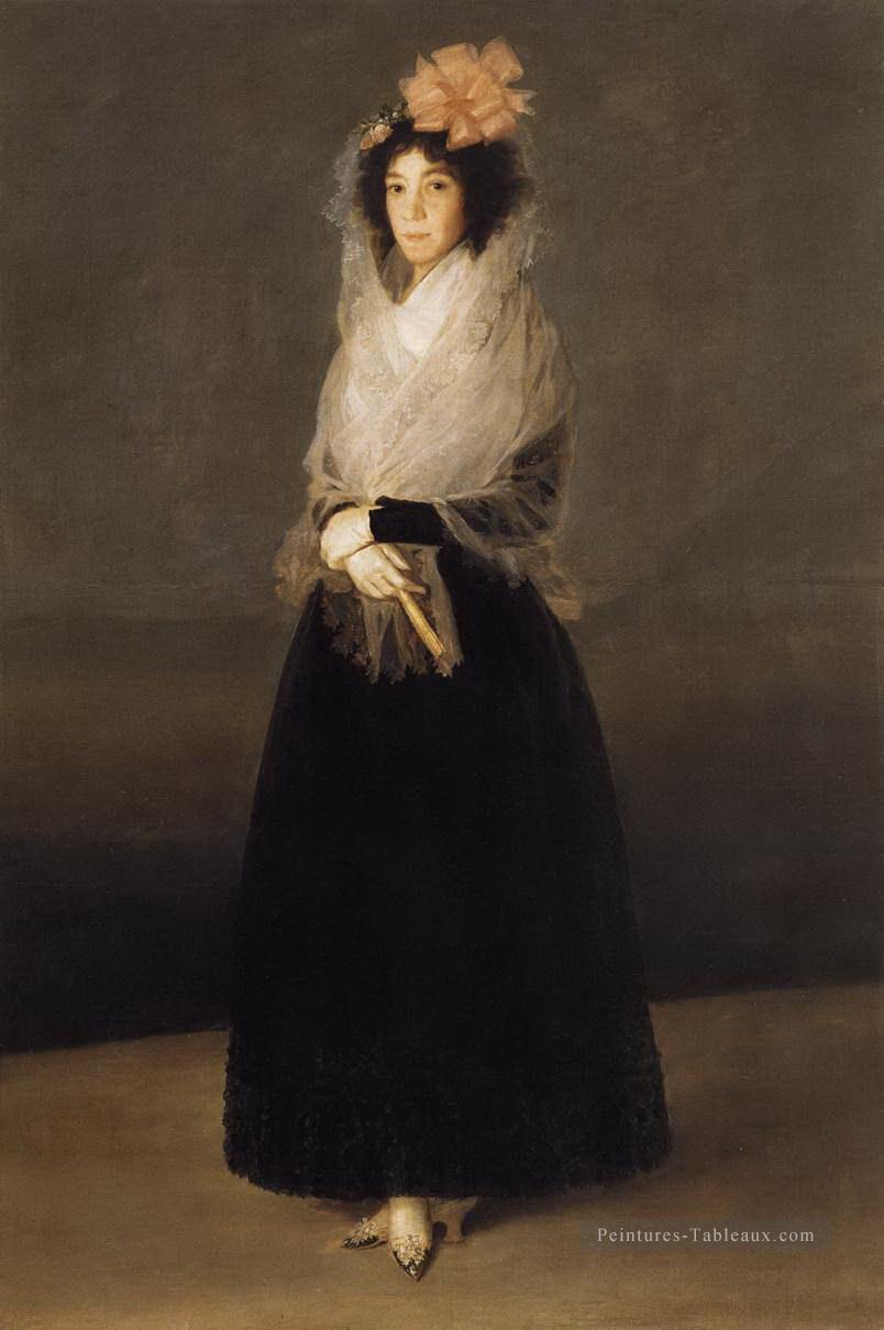Portrait de la comtesse de Carpio Francisco de Goya Peintures à l'huile